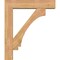 Ekena Millwork Imperial Block Smooth Bracket w/ Offset Brace, Western Red Cedar, 7 1/2"W x 34"D x 40"H BKT0806X34X40IMP05SWR - alternate 4